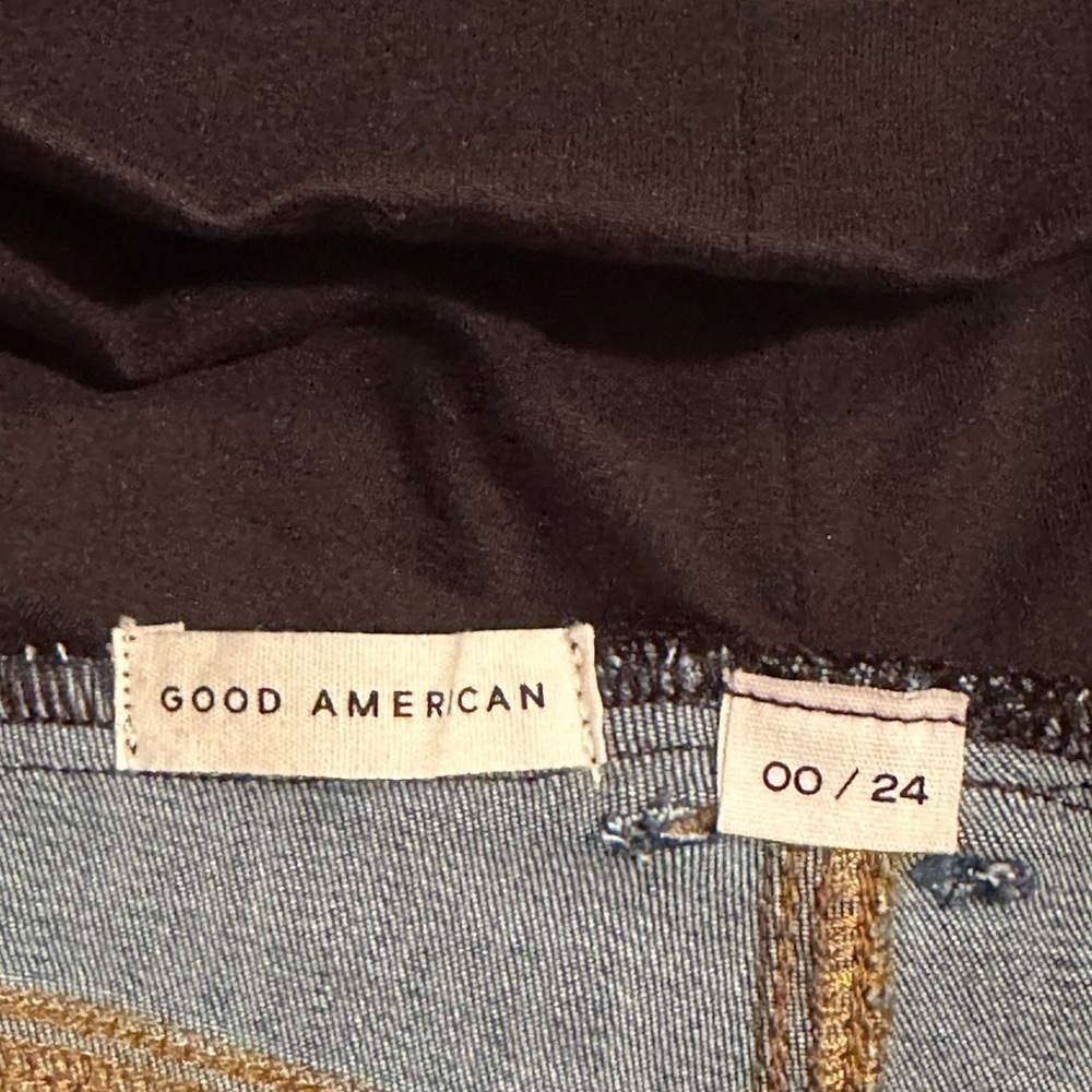 NWT Good American Maternity Good Flare Jeans - Picture 8 of 13